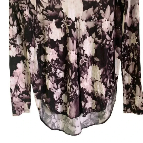 Aritzia Wilfred Long Sleeve Floral Tunic Top - Picture 3 of 7